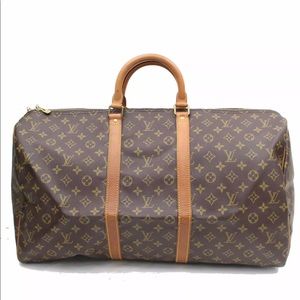 🌸AUTHENTIC Louis Vuitton Boston Bag Keepall 55🌸
